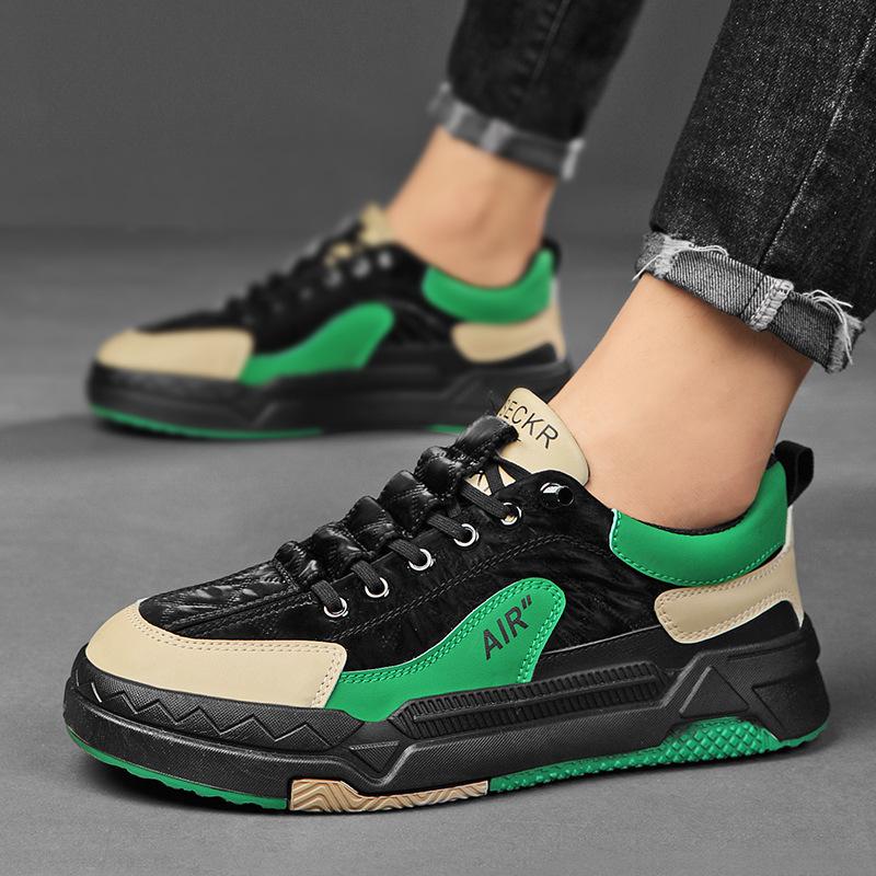 Men's Shoes Spring and Summer Breathable Sports and Leisure Little White Board Shoes One Pedal Autumn Youth Explosion Thick-soled Versatile Trendy Sh