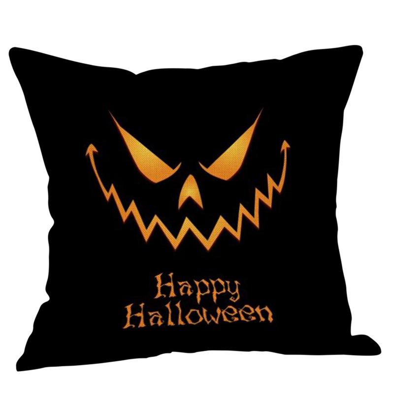 Stylish Halloween Sofa Throw Pillow Cover with Creative Backrest Design