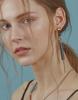 803Studio Crystal Bar Drop Earrings