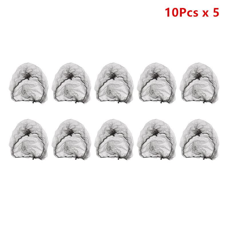 10-100Pcs Elastic Nylon Hairnet Hair Nets For Wigs Weave Invisible Hair Soft Lines Dancing Hairnet for Bun Hair Styling Tools