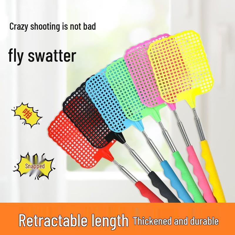 

Telescopic Luxury Fly & Mosquito Swatter - Unbreakable Design 1 Telescopic Fly Swatter
