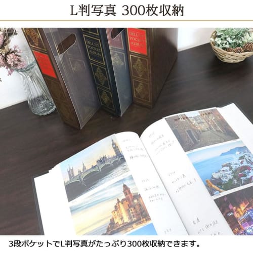 Nakabayashi [WEB limited item] Nakabayashi File Pocket Album Verse Black 1PL-152-D