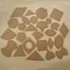 1 Set of 54 Pieces Mixed Quilt Patterns Acrylic Styling Tools Diy Hand Tools for Patchwork Quilting Fabric for Quilting Supplies