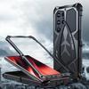 S24 Ultra Case Metal Alloy Aluminum Bumper For Samsung Galaxy S23 Ultra Hybrid Rugged Shockproof Armor Cover S22