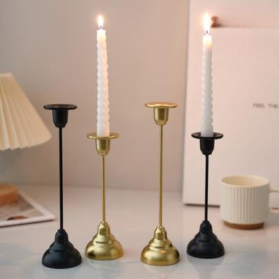 Candlelight Dinner Candle PropsTable Ornaments Living Room Ironwork Decoration Candlestick Ornaments