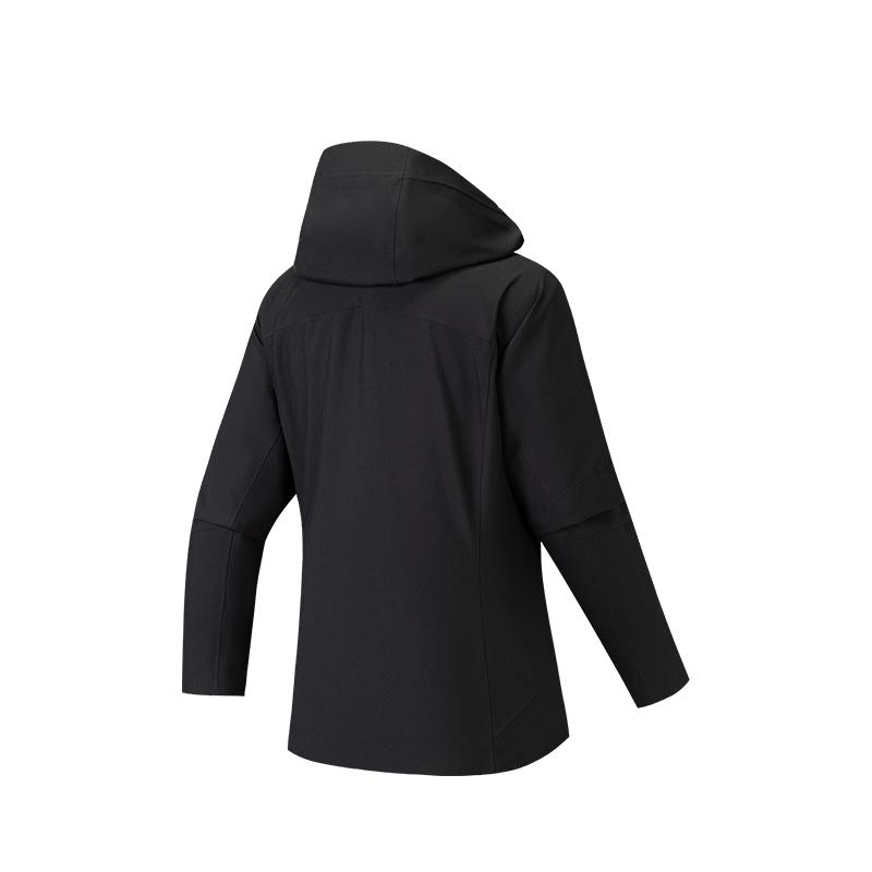 Anta X National Geographic Outdoor Series Solid Color Zipper Hooded Versatile Casual Water-Resistant Jacket Women Jacket 162546604-2
