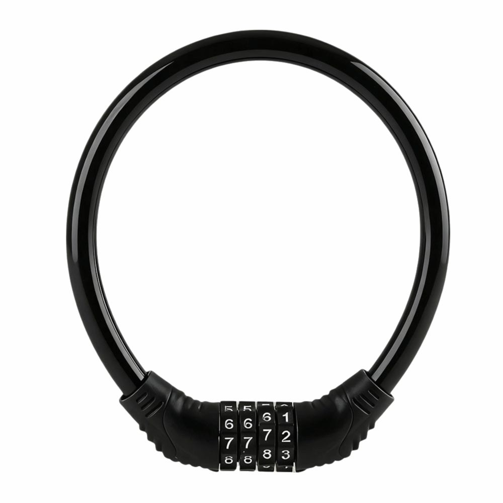 2 PCS Multicolor Combination Cable Lock 4-Digit Number Security Bike Lock  Motorbike Protection