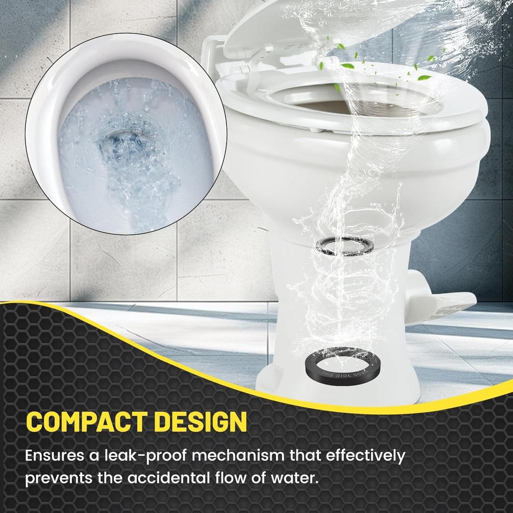 Oyviny RV Toilet Seal Kit RV Toilet Seal Part Fits For Dometics 300 310 320 Series Toilets, Replace 385311652 385311658 RV Toilet Flush Ball Seal