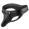 Men's Detachable PU Leather Thong Underwear - Low Rise T-Back G-String Briefs for Men Sexy Underwear