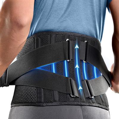 Tutore per la schiena Sollievo immediato dal mal di schiena, ernia del disco, sciatica, scoliosi Cintura di supporto lombare traspirante per la parte bassa della schiena