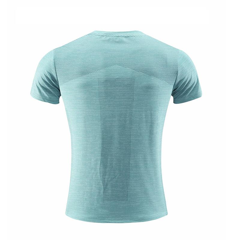 Men's 3D Three-dimensional Printing Fitness Running Training Short-sleeved Tight Elastic Sweat-wicking Quick-drying Clothes