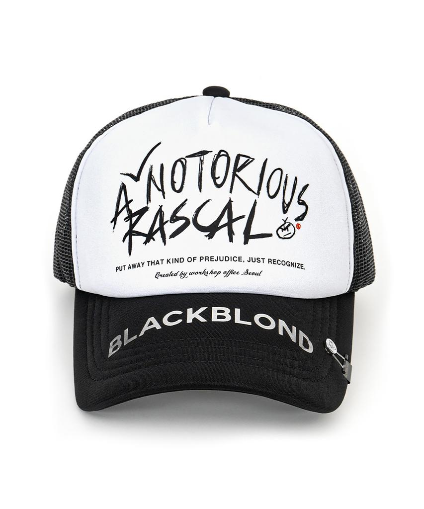 BLACKBLOND Vividi Rescul Trucker Mesh Cap (Black)