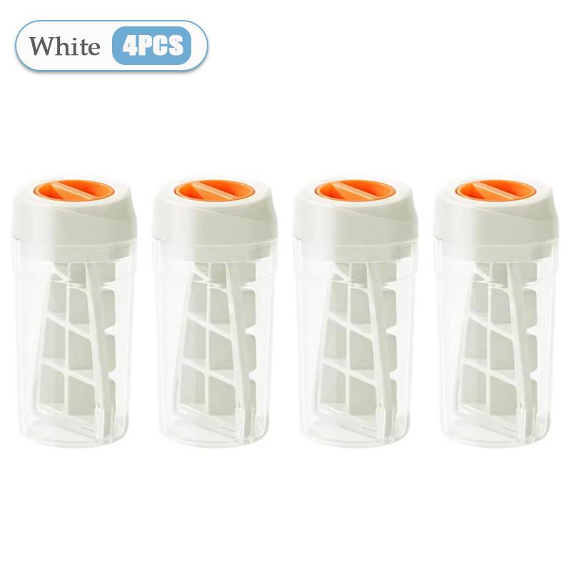 1-8PCS Twist Ice Mold Food-grade 2-in-1 Ice-make Pressing Mould Ice Drink Bottle Silicone Ice Cube Tray Outdoor Beverage Cup