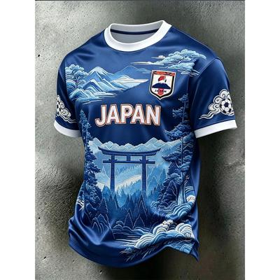 2026 Edition Japanese Fans Football Training T-Shirt - 3D Digital Printing - Comfortable and Breathable - Family Clothing
