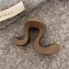 Matte Finish Shark Clip Casual Ponytail Clip Simple Acrylic Hair Claw  Daily