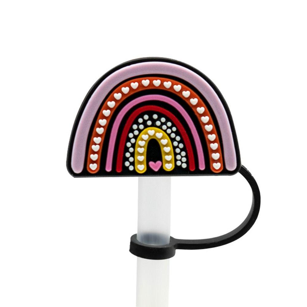 

Мягкая соломенная крышка с мультяшным пылезащитным чехлом, пробка от утечки, пробка для чашки Стэнли 1