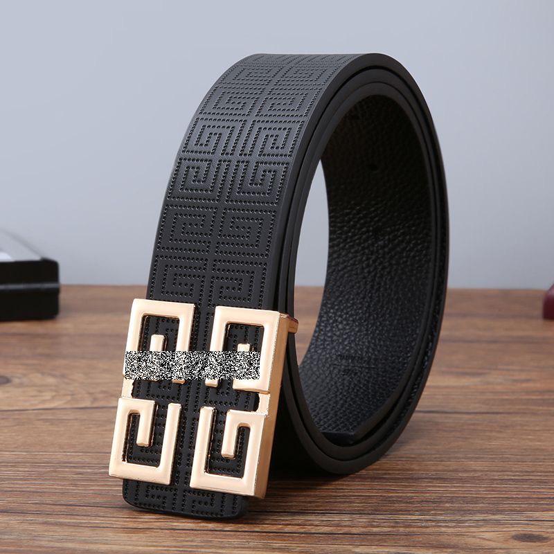 

Мужской ремень из натуральной кожи - Европейский роскошный пояс для официальных брюк 120 cm