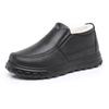 Herren Winterstiefeletten mit Kunstfellfutter, warm, wasserabweisend, kurze Stiefeletten, rutschfest, Halbschuhe für Herren, bequeme Arbeits-Sneaker