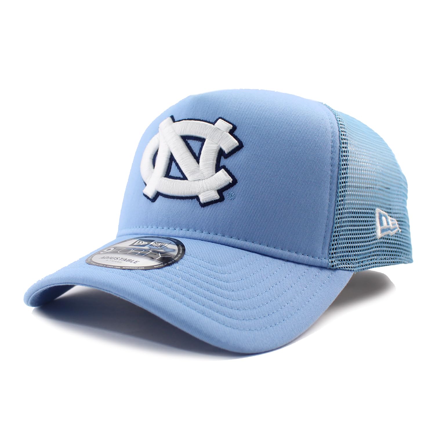 

Кепка-сетка 9FORTY North Carolina Tar Heels NCAA TRUCKER MESH CAP СВЕТЛО-ГОЛУБАЯ NORTH CAROLINA TAR HEELS UNC СНЭПБЭК 940 Шляпа AF [New Era] A-FRAME A-Frame