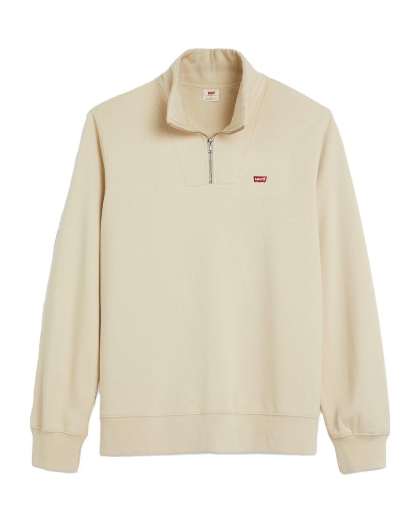 Levi's Logo Quarter Zip Pullover Sweatshirt 000VT-0001 US L