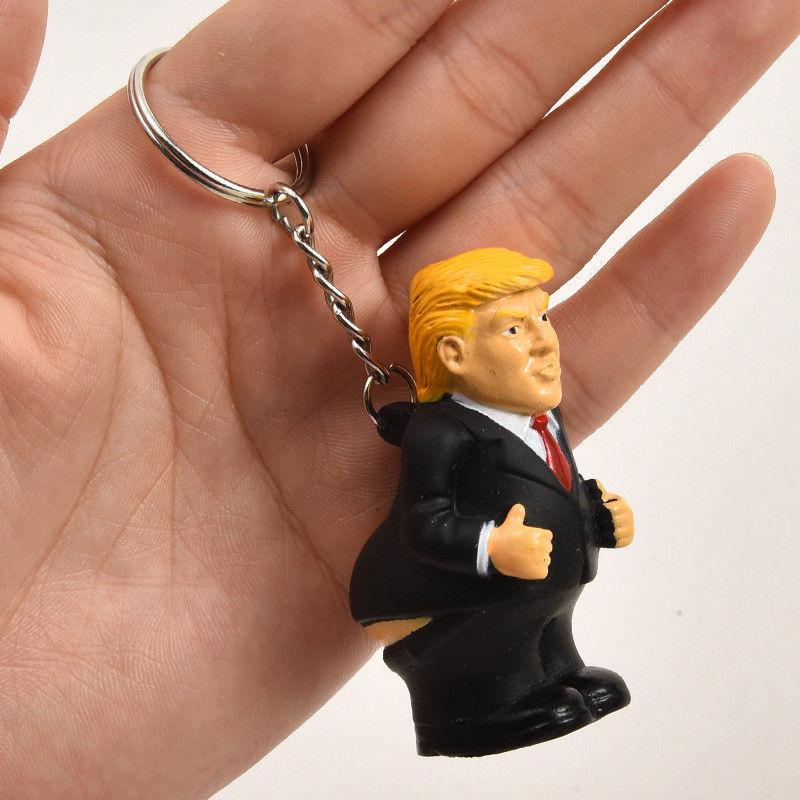 Buy Donald Trump Poop Keyring President Squeeze Funny Key Chain Novelty ...