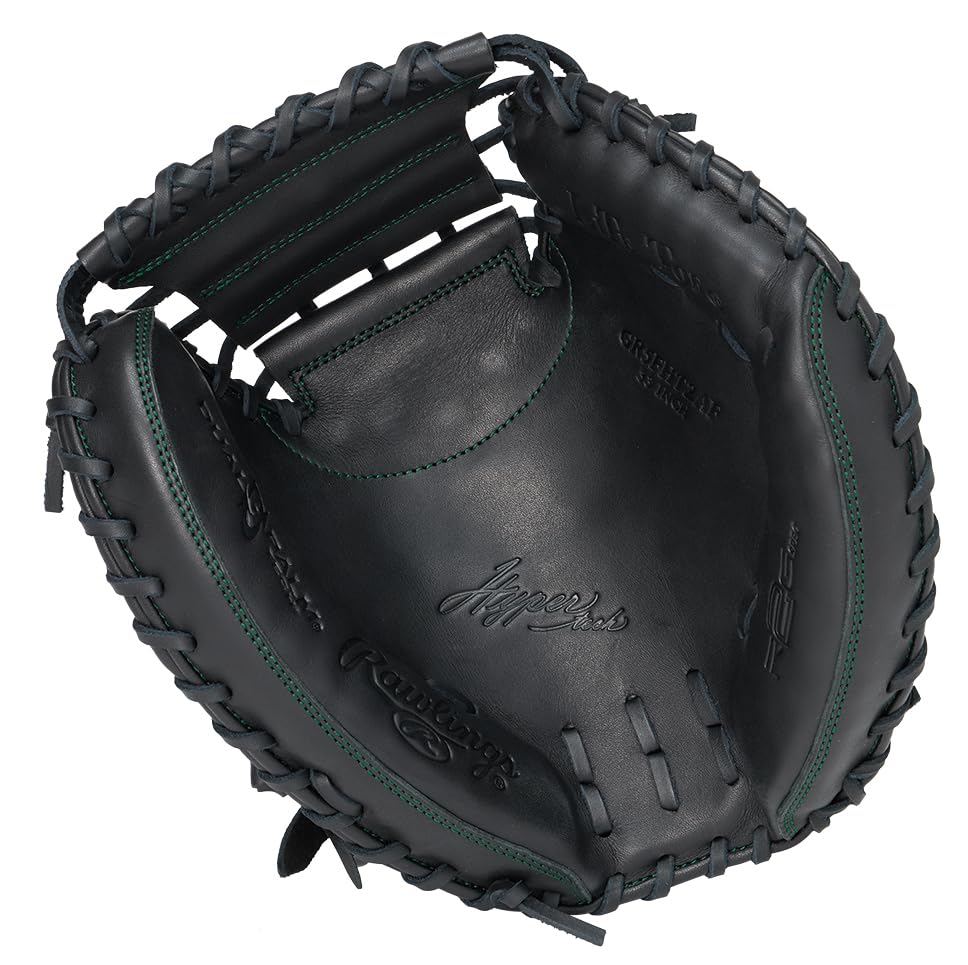 Rawlings HYPER TECH R2G GR5FHT2AF Guante de Béisbol 33 Lanzamiento, Suave, de Receptor, Negro, pulgadas, Para la Mano Derecha