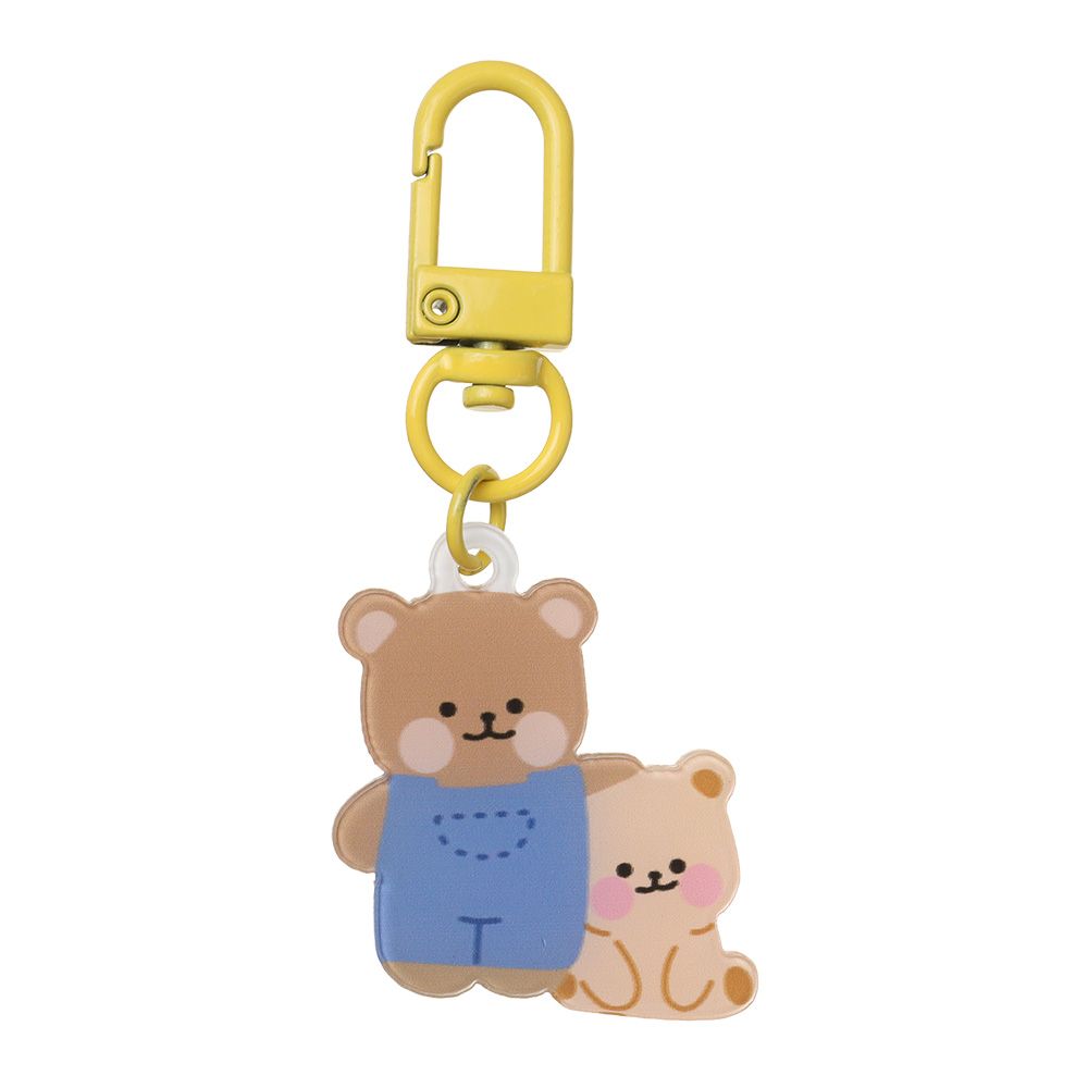 Fashion Jewelry Acrylic Phone Chain Bag Pendant Rabbit Cat Bear Keyring Keychains