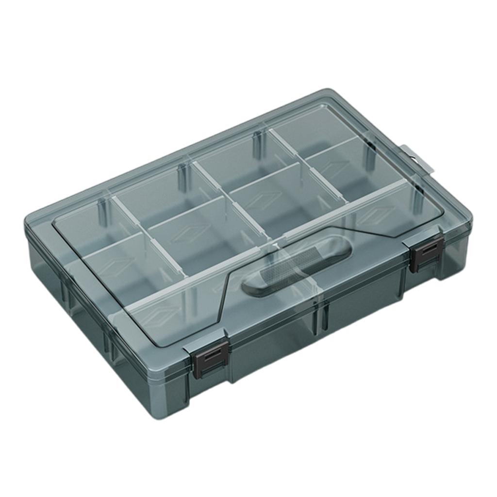 Plastic Tool Parts Box Storage Screw Box Tool Classification Electronic Drill Bit Accessories Thickened Grid Box