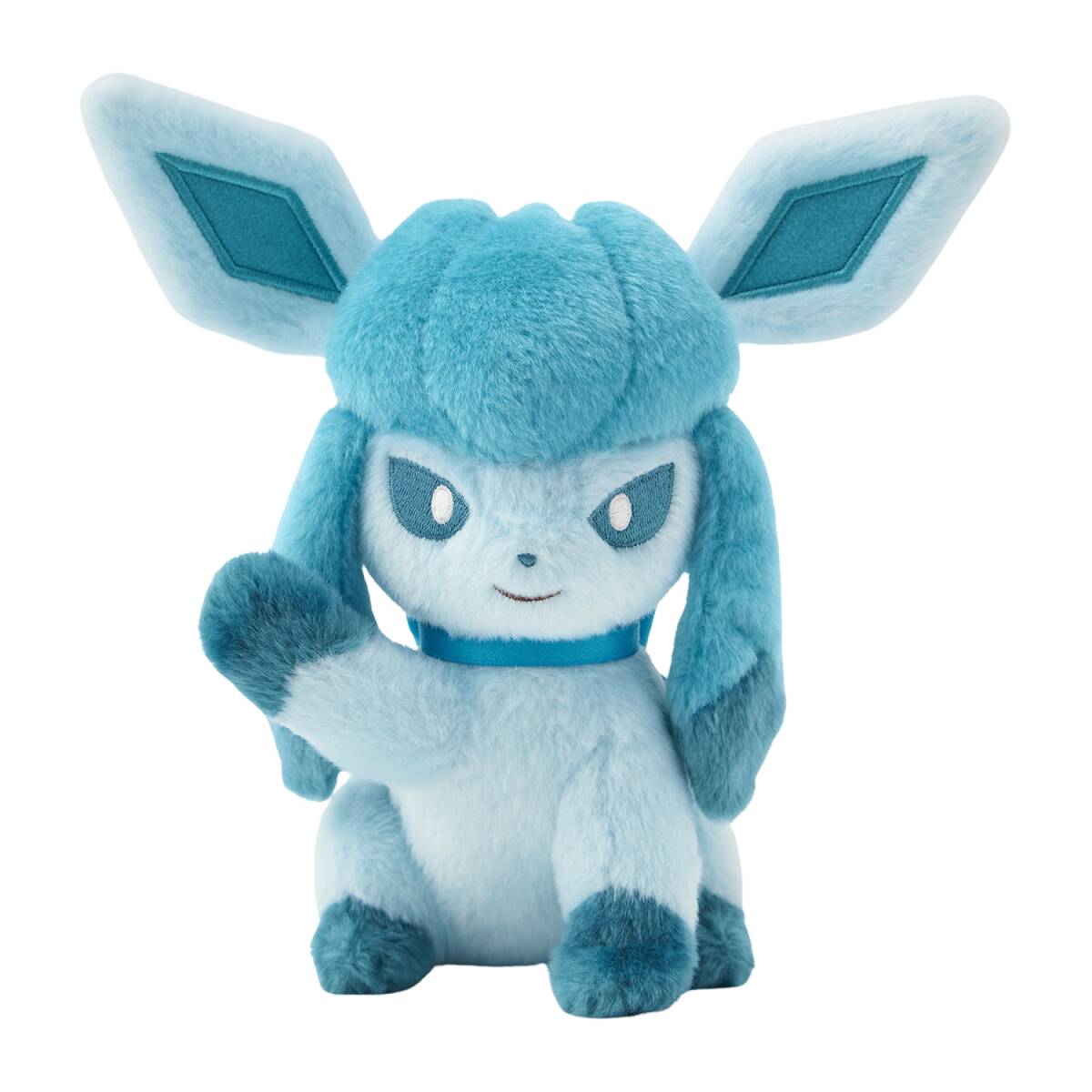 [USED]Center Glaceon Plush Toy Eevee Collection Pokémon -