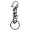 Artemis Classic Hook Carabiner Key Silver and Brand Silver Key Key Key Stainless Steel Keychain, Ring, ACK0054, Accessory, Men's Women's, Jewelry,