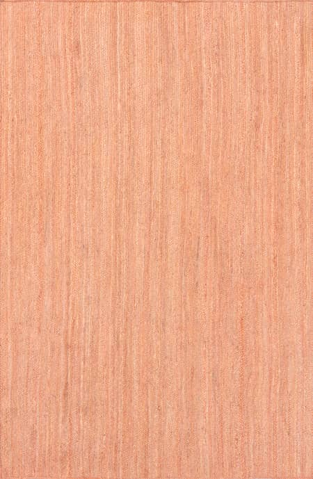 

Персиковый джутовый плетеный коврик 90cm x 150cm естественный