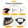 4pcs Solar Step Lights Outdoor Garden Courtyard Decor Warm/ White LED Pathway Lighting Sun Lamp for Walkways Staircases Garden