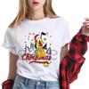 Trendy Christmas Cartoon Unisex TShirt Print Friends Coffee Unisex Harajuku Short Sleeve Street Style Unisex