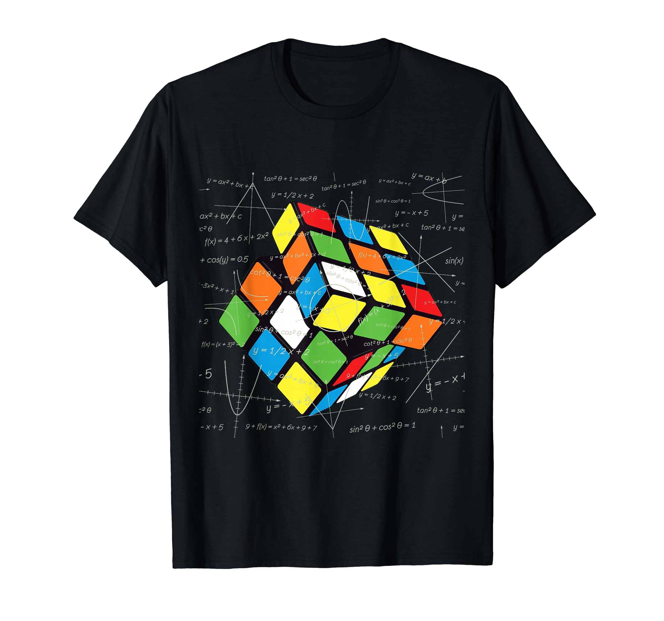 

Magic cube, physics, math, geek, cube design t-shirt