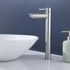 Quick Open Heighten Washbasin Faucet Stainless Steel Sink Water Tap Washbasin Tap  Sink