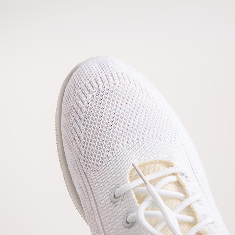 

Индивидуальные женские повседневные плетеные туфли с удобной подошвой из ПВХ, черным сетчатым стальным носком для зимних прогулок 38