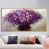 Nordic Abstrakte Blau Rot Blumen Leinwand Malerei Landschaft Poster und Drucke Wand Kunst Bilder für Wohnzimmer Dekor Kein Rahmen