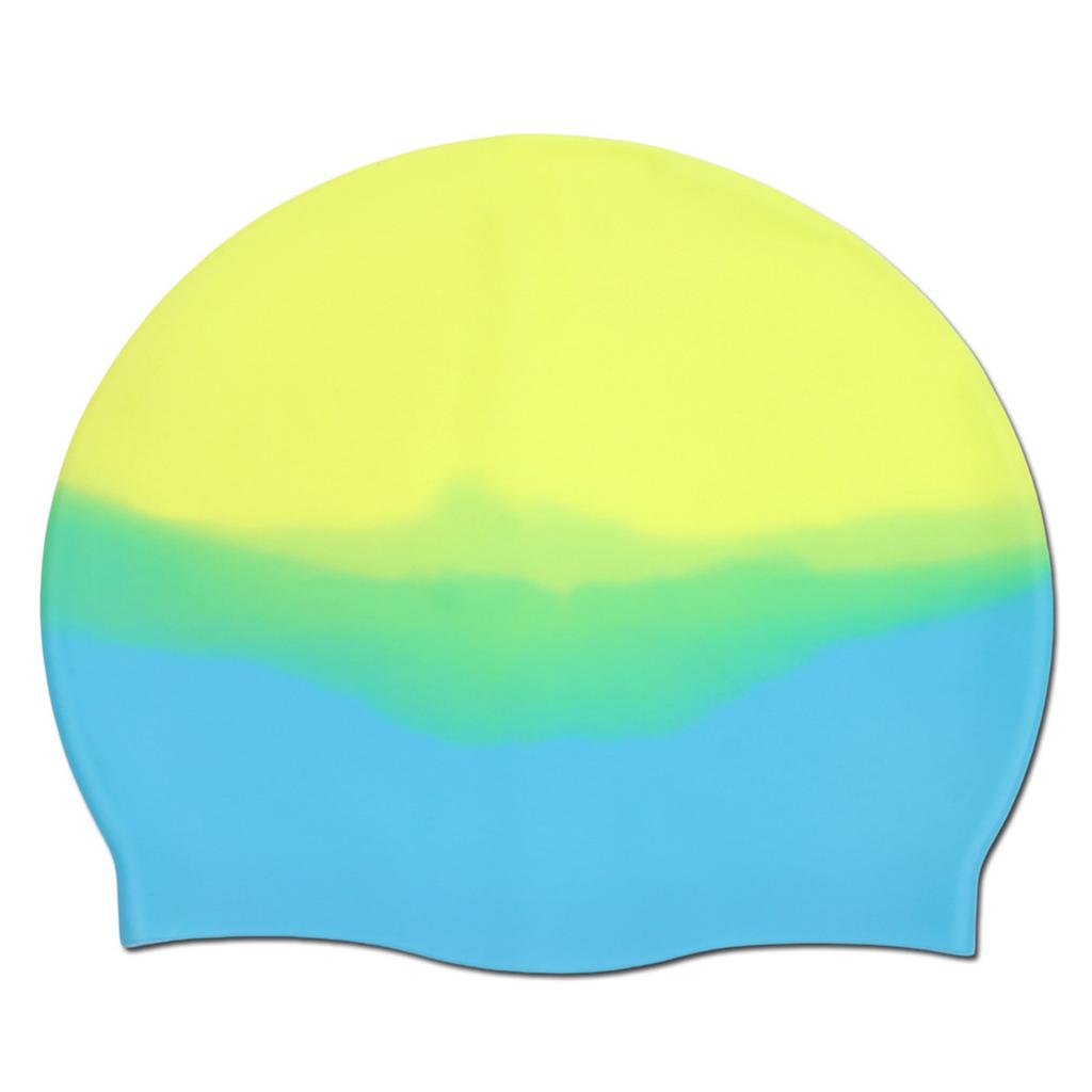 Silicone Swim Cap Non-Slip Swim Cap With Ear Protection Premium Tear-Resistant Summer Beach Vacation Activities For Adults