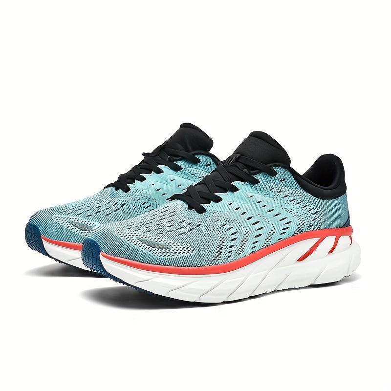 Men's Road Running Walking Shoes Non-Slip Breathable Sneaker Max Cushioned Comfort Durable Athletic Tennis Cross Training Sneakers