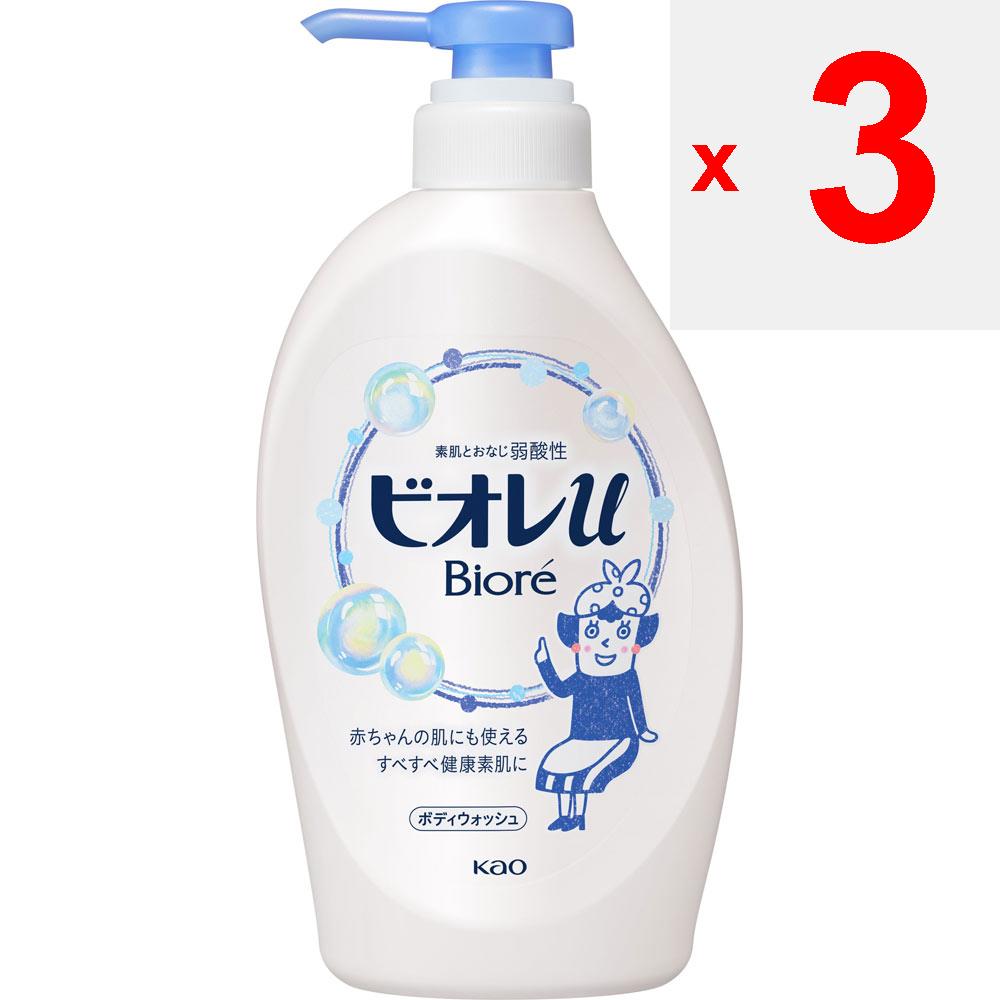 KAO Biore u Pompka Biore-u 480 ml do zastosowań ogólnych (Biore II) Mydło do ciała Nanieś odpowiednią ilość mydła na wilgotny ręcznik lub gąbkę, spień i umyj, a następnie