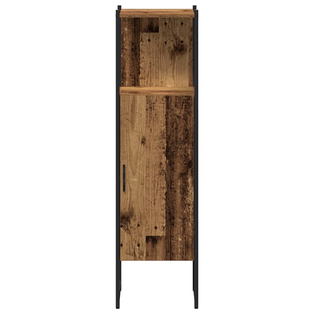 Bathroom Furniture Set with Storage 3 pcs Brown 33 x 33 x 120.5 cm