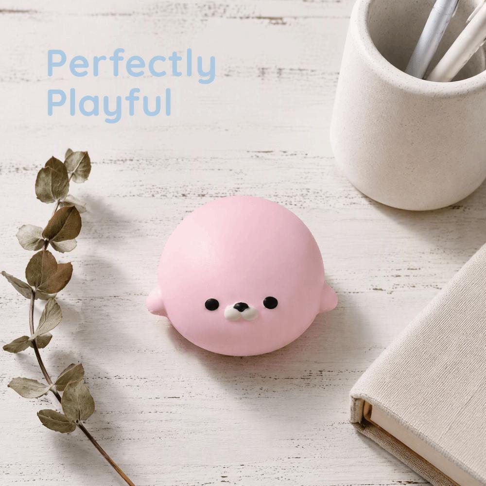 Slow Rising Seal Squishy Toy Soft Texture Seal Fidget Toy New Arrival Seal Squeeze Toys Office Use