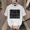 Trendy Brand Short-Sleeved Pure Cotton Men'S Printed T-Shirt Trendy Men'S And Women'S Versatile Round Neck T-Shirt Men'S