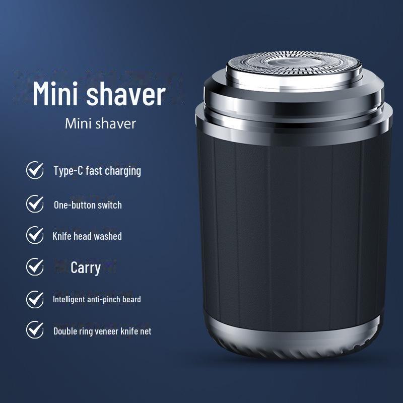 Rechargeable Men's Mini Electric Shaver - Full Body, Washable, Wet & Dry Use