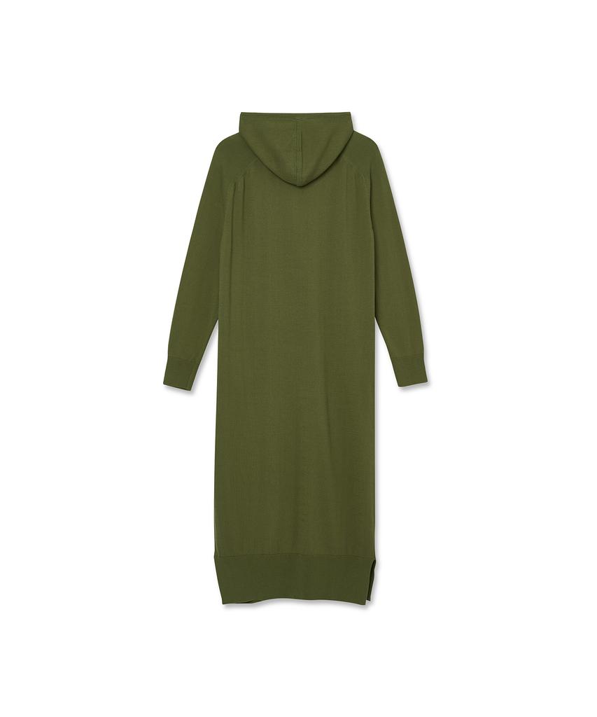 Iolo Organic Hooded Dress_Green