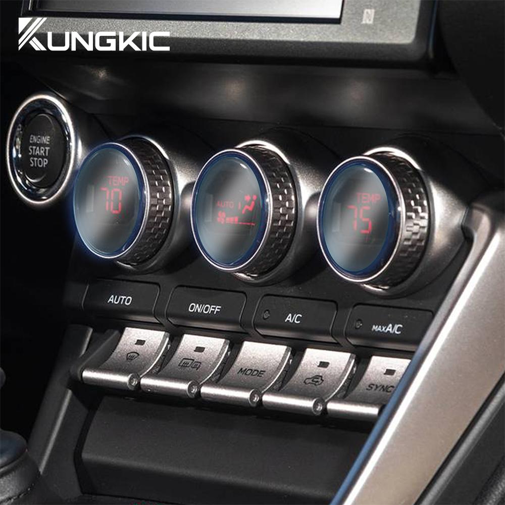 AC Switch Outlet Knob TPU Protective Film For Subaru BRZ Toyota GR86 2025 2025 2025 2025 Clear Film Interior Accessories Trim