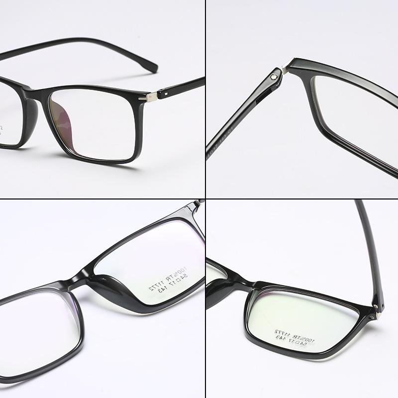 Синее светозащитное плоское зеркало Fashion Box TR90 Полнокадровая удобная рама — фото 7