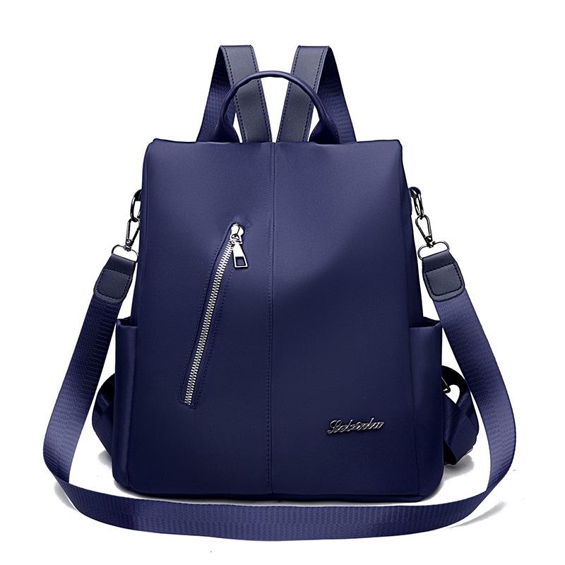 Oxford Cloth Backpack for Women New Korean Style Fashion Travel Backpack Versatile Anti-theft Canvas College School Bag