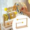 Wooden Hair Band Hair Rope Hair Tie Holder Multifunctional Earring Bracelet Watch Necklace Stand