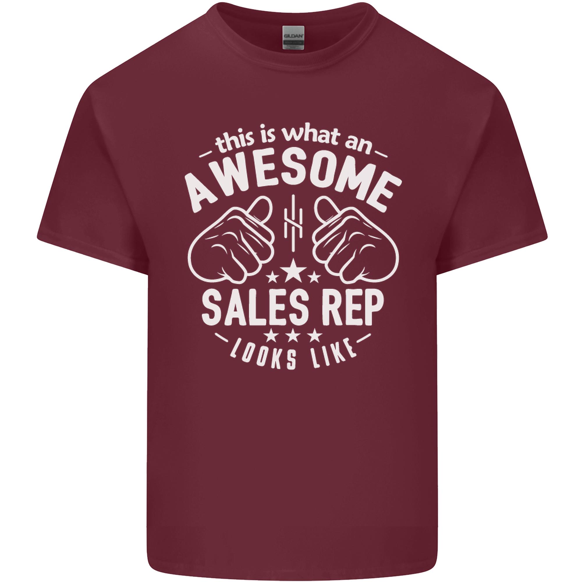 An Awesome Sales Rep Looks Like Unisexs Light Cotton TShirt S